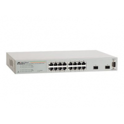 ALLIED 16x port x10/100/1000BaseT WebSmart switch with 2 unpopulated SFP bays