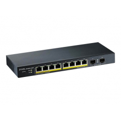 Switch smart ZYXEL GS1900-10HP v2 8-portów 10/100/1000 (PoE+) 2 porty Gigabit SFP