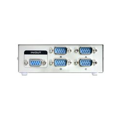 Switch DELOCK 87589 4 porty szeregowe (RS-232) DB-9 1 port szeregowy (RS-232) DB-9