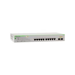 Switch Allied AT-GS950/10PS-50 8 portów 10/100/1000 (PoE+) 2 zestawy Gigabit SFP