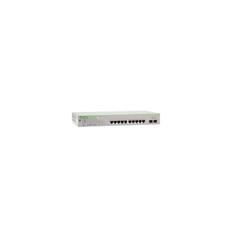 Switch Allied AT-GS950/10PS-50 8 portów 10/100/1000 (PoE+) 2 zestawy Gigabit SFP