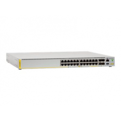 Switch wieżowy Allied 24 x 1000Base-T PoE+ 30W 2 x 10GBase-X SFP+ 2 x stos sieciowy SFP+ konsola RJ-45 USB Typ A