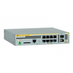 ALLIED L2+ managed switch 8x 10/100/1000Mbps POE ports 2x SFP uplink slots 1 Fixed AC power supply