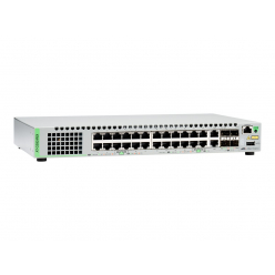 ALLIED Gigabit Ethernet Managed switch with 24 ports 10/100/1000T Mbps 2 SFP/Copper combo ports 2 SFP/SFP+ uplink slots single