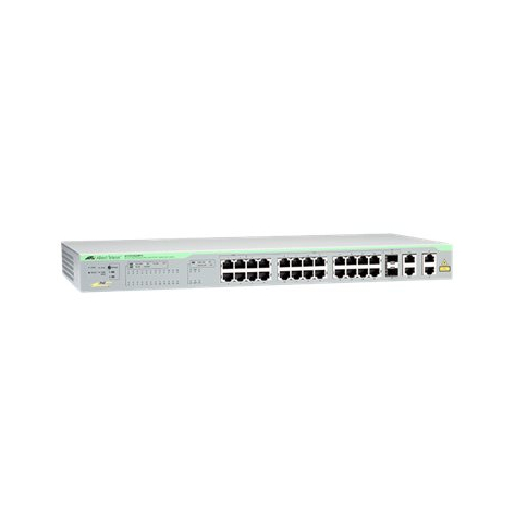 Switch Allied AT-FS750/28PS-50 20 portów 10/100 (PoE) 2 zestawy Gigabit SFP 2 porty 10/100/1000 4 porty 10/100 (PoE+)