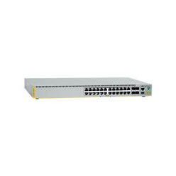 ALLIED Stackable Gigabit Top of Rack Datacenter Switch with 24x10/100/1000T 4x 10G SFP+ ports Dual Hot Swappable PSU no power supply