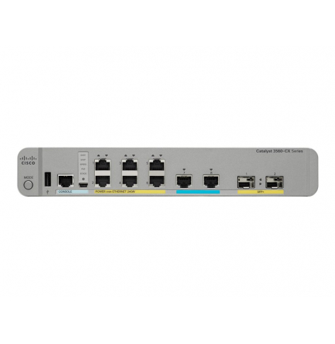 Switch Cisco Catalyst WS-C3560CX-8XPD-S 8-portów PoE+ SFP+