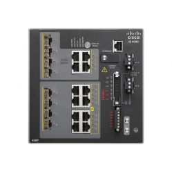 Switch Cisco IE-4000-4T4P4G-E 4 porty 10/100 4 porty 10/100 (PoE+) 4 zestawy Gigabit SFP