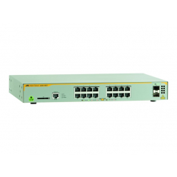 ALLIED L2+ managed switch 16x 10/100/1000Mbps POE+ ports 2x SFP uplink slots 1 Fixed AC power supply