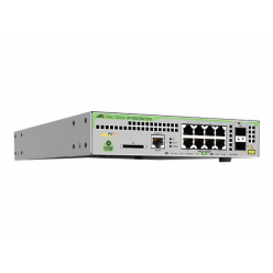 Switch Allied 8 portów 10/100/1000 (PoE+), 2 porty SFP (mini-GBIC) (uplink)
