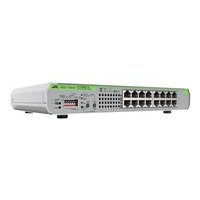 Switch niezarządzalny Allied AT-GS920/16-50 16 portów 10/100/1000T with internal PSU EU Power Cord Configurable with DIP Switch