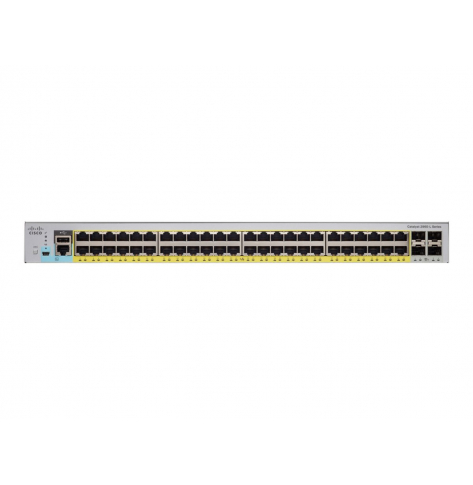 Switch Cisco WS-C2960L-48TQ-LL Catalyst 2960L 48 portów 10/100/1000 4 porty 1 Gigabit/ 10 Gigabit SFP+