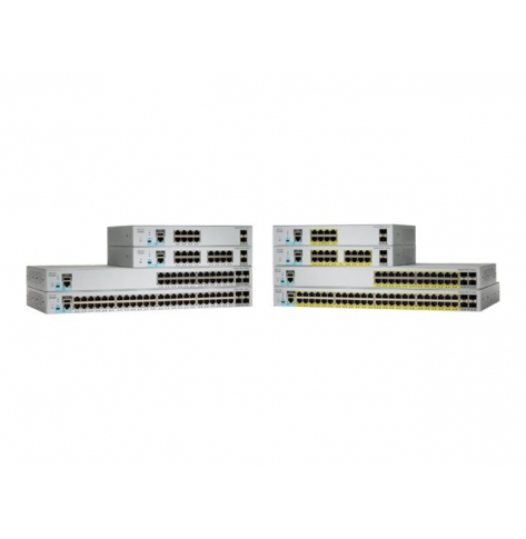 Switch wieżowy zarządzalny Cisco Catalyst 2960L 48 x 10/100/1000 4 x 10 Gigabit SFP+