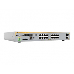 ALLIED Industrial managed PoE+ switch 16x 10/100/1000TX PoE+ ports and 2x 100/1000X SFP