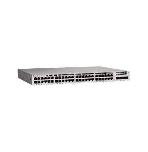 Switch wieżowy Cisco C9200L 8 portów 100/1000/2.5G/5G/10GBase-T 40 portów 10/100/1000 (PoE+) 2 porty 25 Gigabit Ethernet Wymagane licencje DNA