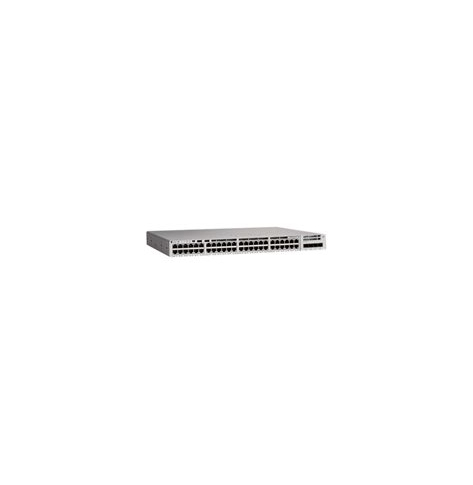 Switch wieżowy Cisco C9200L 12 x 100/1000/2.5G/5G/10GBase-T 36 x 10/100/1000 (PoE+) 4 x 10 Gigabajtów SFP+ Wymagane licencje DNA