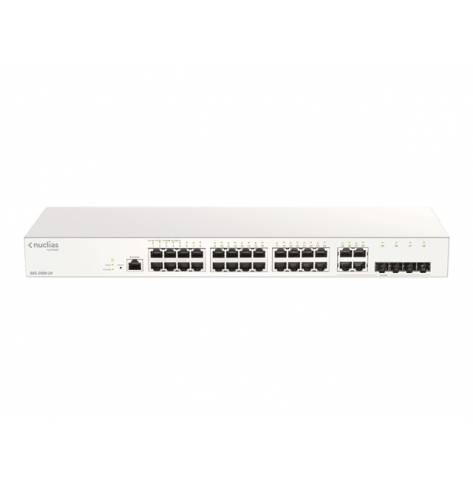 Switch Smart Managed D-LINK Nuclias 28-portów - 24 porty 10/100/1000 4 zestawy SFP