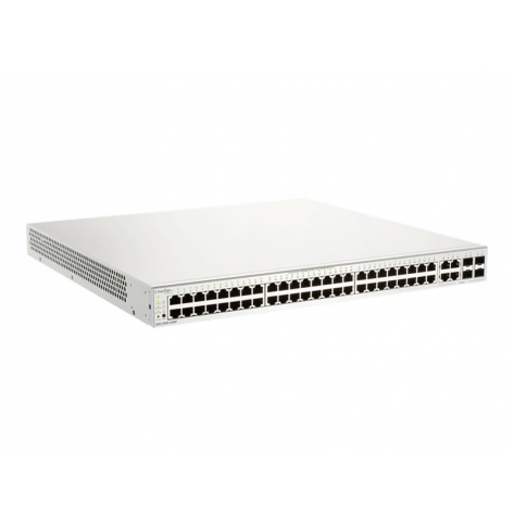 Switch Smart Managed D-LINK Nuclias 52-porty - 48 portów 10/100/1000 (PoE+) 4 zestawy SFP