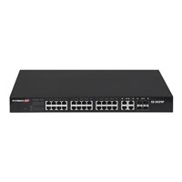 Switch Web Smart EDIMAX ES-5424P 28-portów - 24 porty 10/100 (PoE+) 4 porty combo Gigabit Ethernet/Gigabit SFP