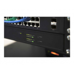 Switch INTELLINET 561433 8-portów 10/100/1000 (PoE+) 2 porty Gigabit SFP (uplink)
