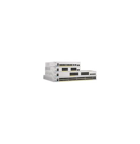 Switch Cisco C1000-48FP-4G-L Catalyst 1000 48 portów 10/100/1000 (PoE+) 4 porty Gigabit SFP