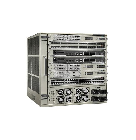 Switch Cisco Catalyst C6807-XL-S6T-BUN 8 portów 1 Gigabit / 10 Gigabit SFP+ 2 porty 40 Gigabit QSFP
