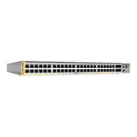 Switch wieżowy Allied 48 portów 10/100/1000 Base-T RJ-45 PoE+ - 30W 4 porty 1000Base-X/10GBase-X SFP+ uplink 2 stosy sieciowe Konsola USB