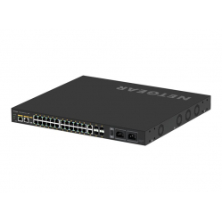 Switch zarządzalny NETGEAR AV Line M4250-26G4F-PoE++ 24-porty 10/100/1000 (PoE++) 2 porty 10/100/1000 4 porty 1000Base-X SFP