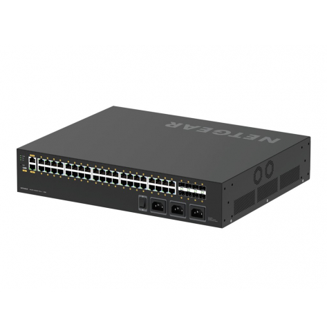 Switch zarządzalny NETGEAR AV Line M4250-40G8XF-PoE++ 40-portów 10/100/1000 (PoE++) 8 portów 1 Gigabit / 10 Gigabit SFP+