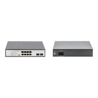 Switch niezarządzalny DIGITUS DN-95140 10-portów - 6 portów 10/100/1000 (PoE++) 2 porty 10/100/1000 2 porty Gigabit SFP
