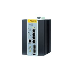 ALLIED Managed Industrial Switch with 2x 100/1000 SFP 4x 10/100TX PoE+