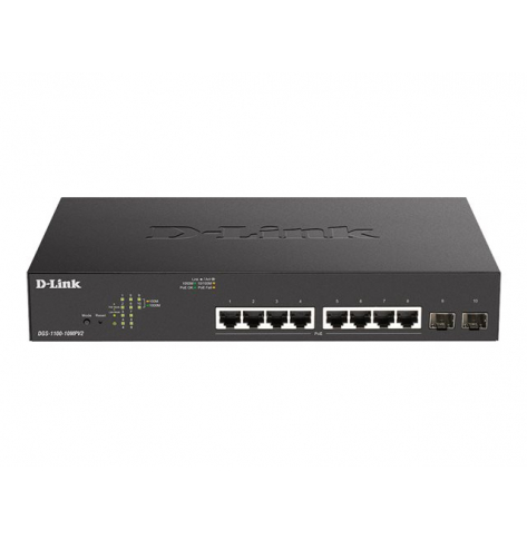 Switch Smart D-LINK 10-Portów PoE SFP