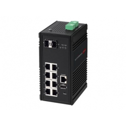 Switch Web zarządzalny EDIMAX Industrial 10-portów - 8 portów 10/100/1000 2 porty SFP