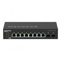 Switch zarządzalny NETGEAR 10PT M4250-8G2XF-POE+ 10-portów - 8 portów 10/100/1000 (8 PoE+) 2 porty 10 Gigabit SFP+