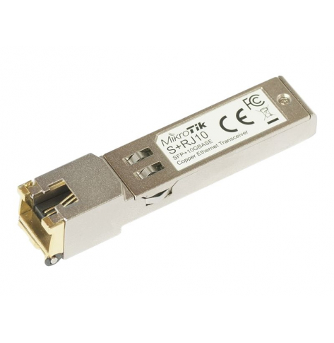 Moduł MIKROTIK S+RJ10 SFP+ Module 10Gb/s RJ45