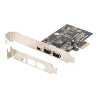 Adapter DIGITUS DS-30201-5 DIGITUS Kontroler Firewire (400) PCI Exp. 2xZew. 1xWew. IEEE1394a 6pin