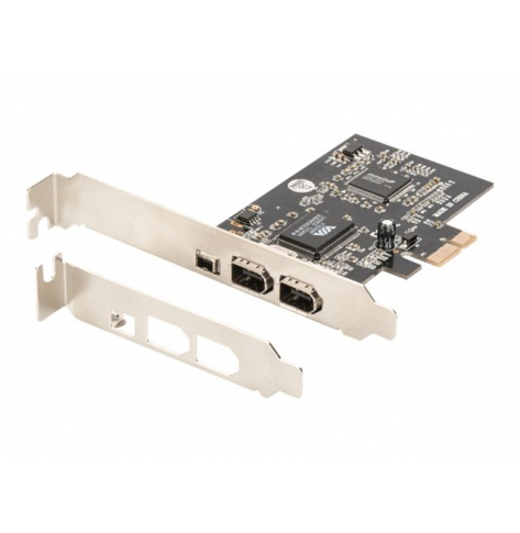 Adapter DIGITUS DS-30201-5 DIGITUS Kontroler Firewire (400) PCI Exp. 2xZew. 1xWew. IEEE1394a 6pin