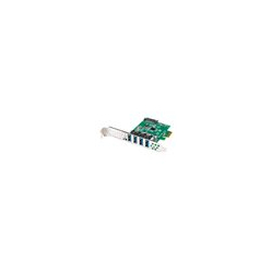 Karta sieciowa LANBERG extension card PCI Express > 4 x USB 3.1 GEN1 + low profile bracket
