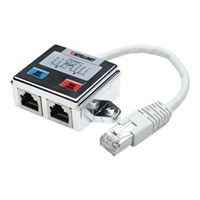 Rozdzielacz sieciowy INTELLINET 504195 Intellinet adapter sieciowy rozdzielacz RJ45x2 STP