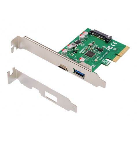 Adapter DIGITUS PCIe Card USB Type-C + USB Type-A