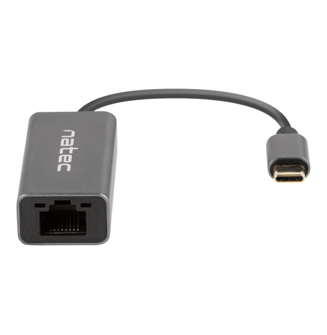 Adapter NATEC Karta sieciowa USB-C 3.1 > 1x RJ45 1GB