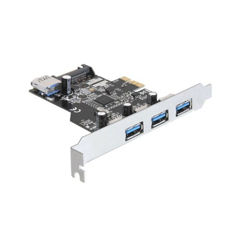 Adapter DELOCK 89301 Delock Karta PCI Express > 3 x zewn