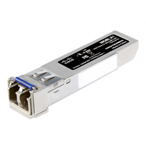 Moduł CISCO MGBLX1 Cisco MGBLX1 Gigabit Ethernet LX Mini-GBIC SFP Transceiver