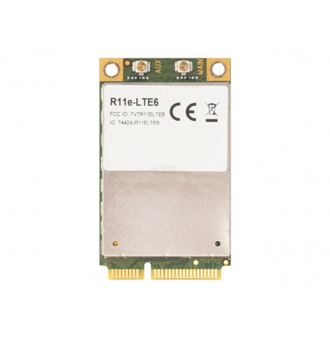 MIKROTIK R11e-LTE6 2G 3G 4G LTE miniPCIe card up to 300 Mbps