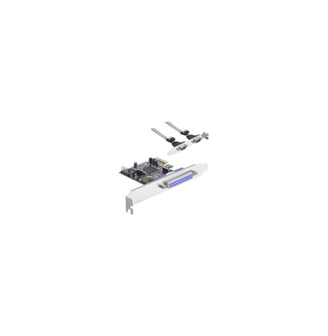 Adapter DELOCK 89129 Delock karta pci express -> 2x com 9pin + LPT (DB25)