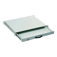 Keyboard DIGITUS module 1U 19inch lockable extendable beige RAL7035
