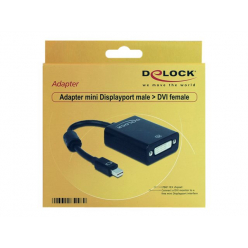 DELOCK 65098 Delock adapter Displayport mini(M) -> DVI-I(F)24+5 PIN