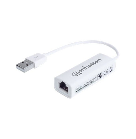 Adapter MANHATTAN 506731 Manhattan Karta sieciowa USB 2.0 10/100 Mb/s RJ45