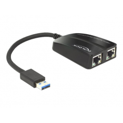 DELOCK 62583 Delock Adapter USB 3.0 > 2 x Gigabit LAN 10/100/1000 Mb/s