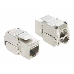 Kabel DELOCK 86405 Keystone Module RJ45 jack LSA Cat.6A STP 24 szt.